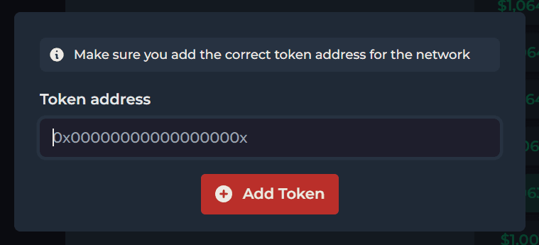 Add Token